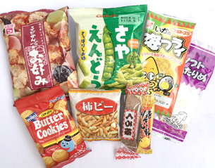 おとな向けお菓子袋詰め例写真